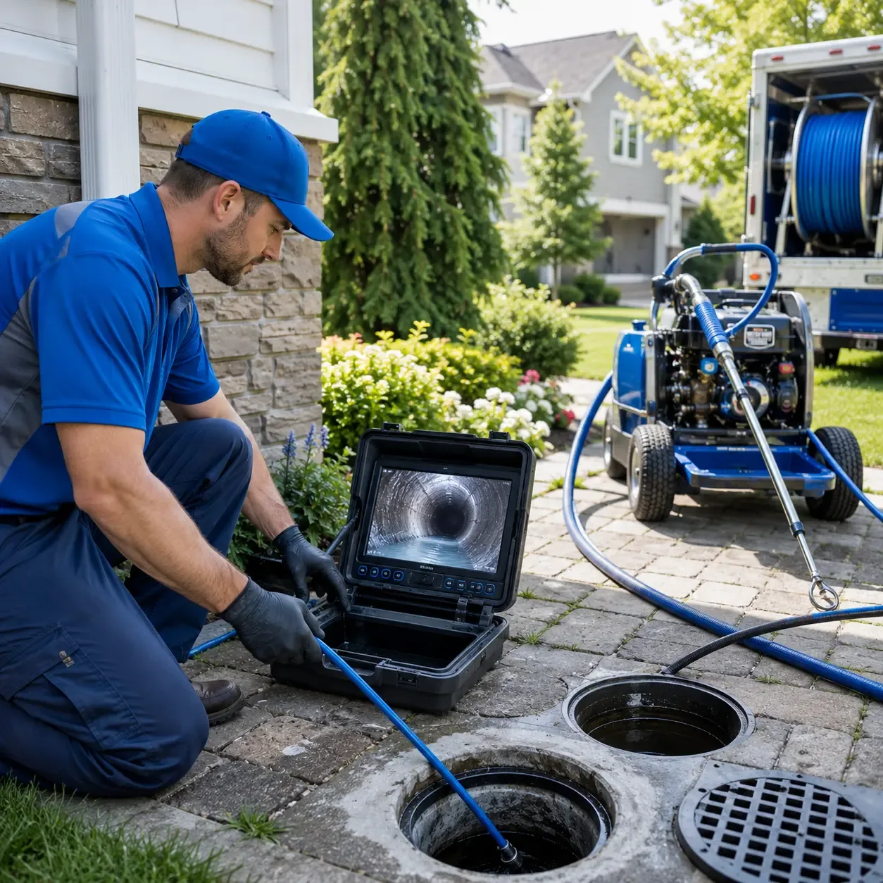 Outdoor drain cleaning professionals serving Mantua, OH