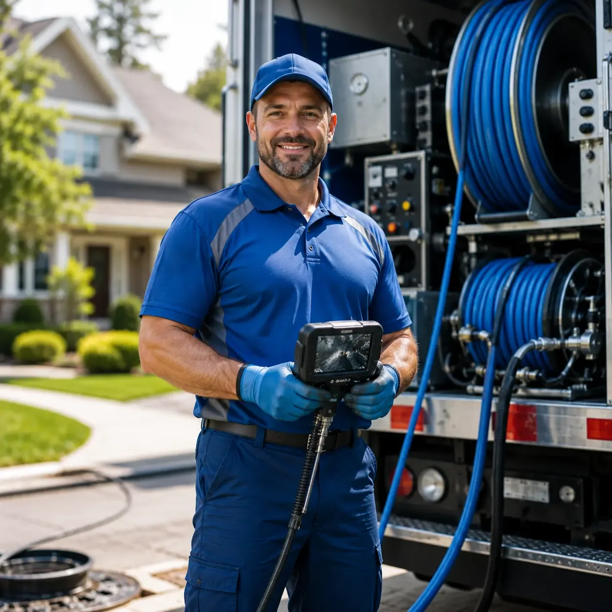 Local outdoor drain cleaning specialists in Mantua, OH